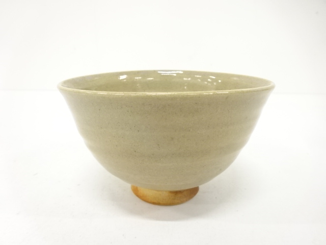 JAPANESE TEA CEREMONY / TEA BOWL CHAWAN / ASH GLAZE / ARTISAN WORK